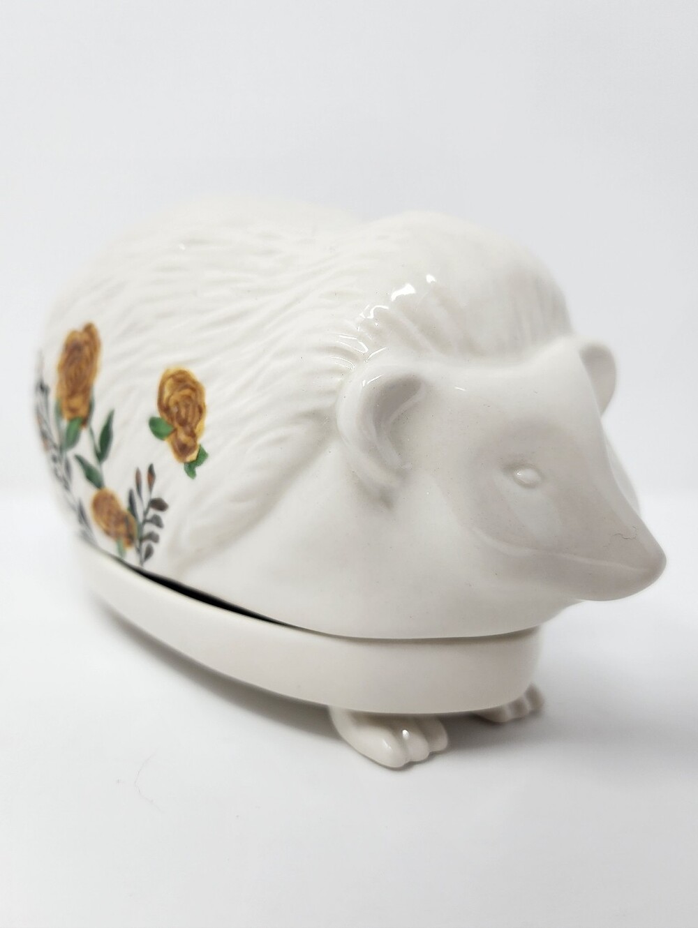 Nathalie Lete Exclusively For Anthropologie Floral Hedgehog Butter Dish
